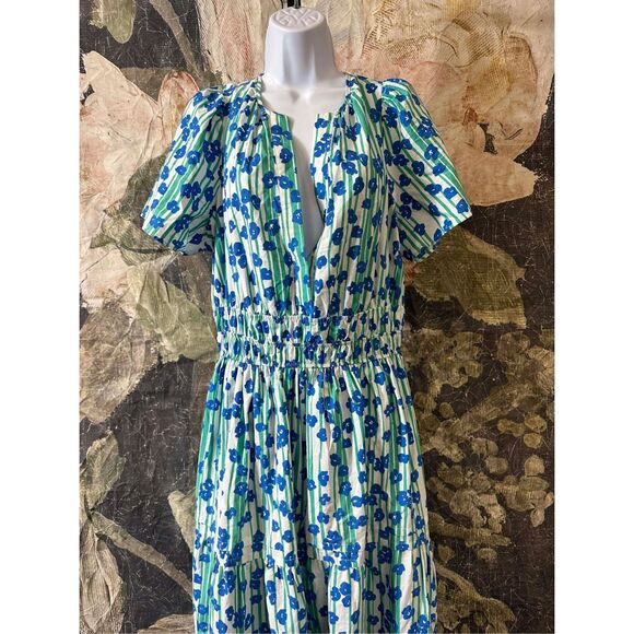 New Anthropologie The Somerset Maxi Dress Size Large - Picture 5 of 8